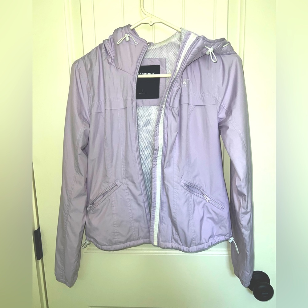 Abercrombie & Fitch Purple Windbreaker XS